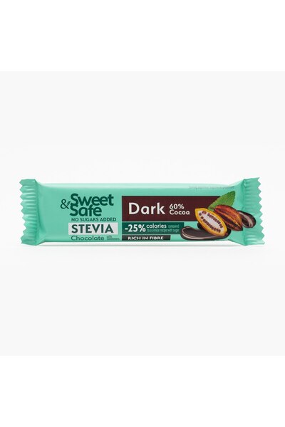 SLY NUTRITIA Dark Chocolate with Sweeteners 25g Sweet&Safe