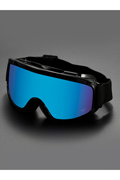 Choice heikuanglanmo One-piece large-frame day and night ski goggles, padded ...