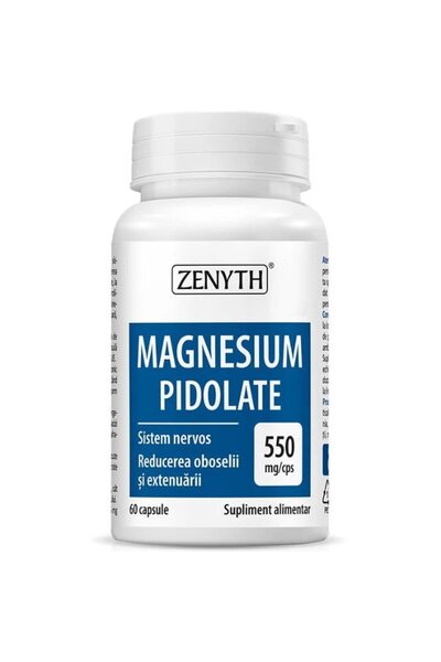 Zenyth Pharmaceuticals Pidolat de magneziu, Zenyth, 60 capsule
