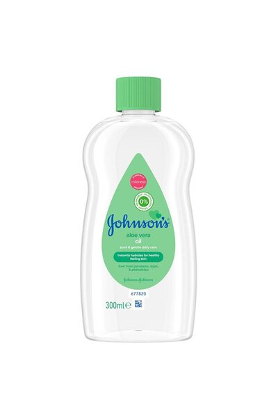 Johnson & Johnson Johnson's Baby Body Oil with Aloe Vera, 300 ml