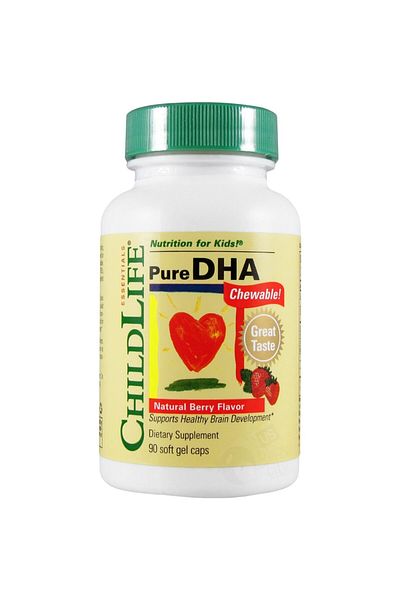 Secom Pure DHA Childlife Essentials Dietary Supplement, 90 Capsules