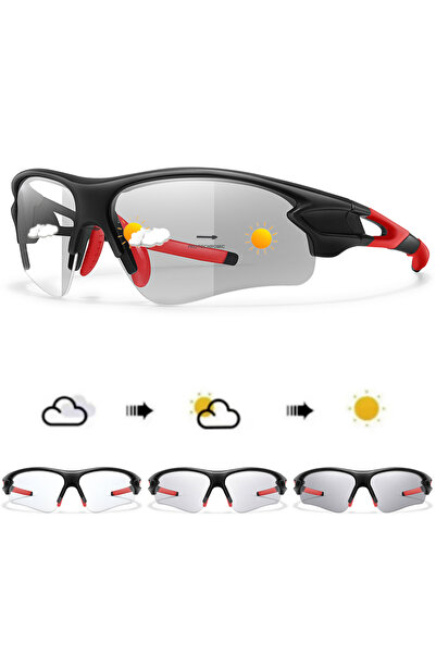Choice نظارات شمسية WN12 للرجال والنساء بتصميم فوتوكروميك للرياضات الخارجية و...