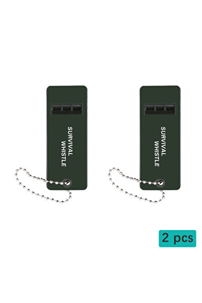 Choice 2 قطعة 2/5 قطع صافرة بقاء ثلاثية التردد عالية الديسيبل للاستخدام في ال...