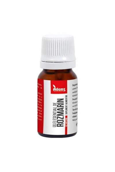 Adams Vision Ulei esențial de rozmarin, Suplimente Adams, 10 ml, Uz intern