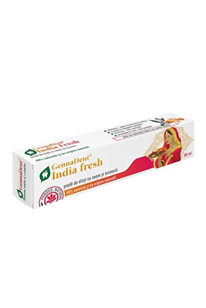 Vivanatura Fresh India Toothpaste with Neem and Turmeric, Vivanatura, 80ml