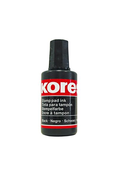 Papeterie Kores Ink for Ink Pad, Black, 27ml
