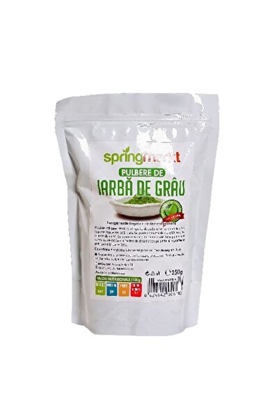 Springmarkt Pudră de iarbă de grâu, 250 g,