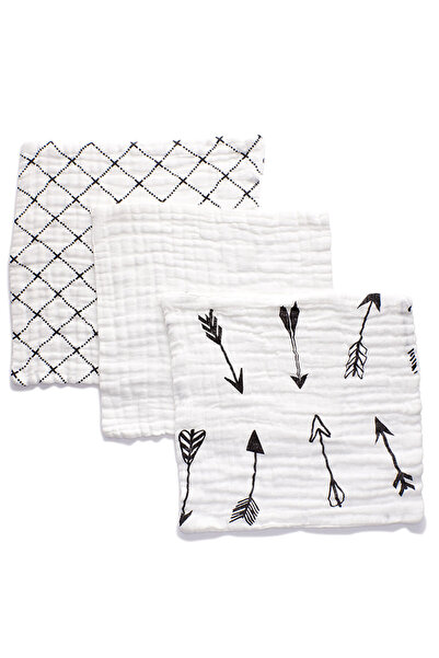 Anvi Baby Organic Muslin Face Cloth 3pc - Keen Arrows