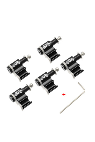 Choice محول كابل الدراجة MUQZI الأسود، 5 قطع، خرطوم هيدروليكي، مشبك ثابت، ناق...