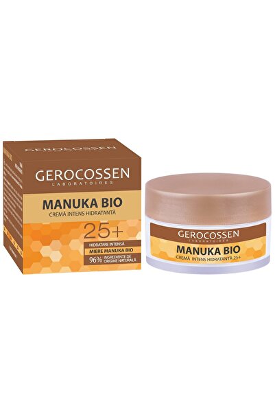 GEROCOSSEN Cremă hidratantă intensivă Manuka Bio 25+ cu miere de Manuka și Moist24, 50 ml