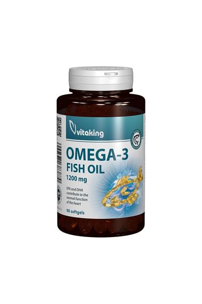 Vitaking Omega 3 Fish Oil 1200mg, Vitaking, 90 Capsules