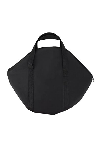 Choice حقيبة تخزين صينية الخبز السوداء بمقبض، مصنوعة من قماش أكسفورد 600D، مق...