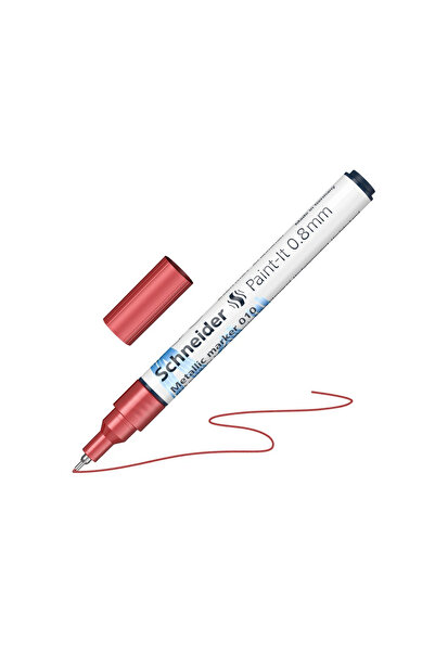 SCHNEIDER Marker cu vopsea metalizata, varf subtire, 0.8 mm, Paint-It 010 Met...