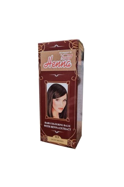 Henna Sonia Balsam de păr colorant nr. 113 Șaten deschis 75ml Henna Sonia