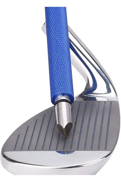 Choice أداة شحذ أخاديد مضارب الجولف الزرقاء، 4 ألوان، مبراة أخاديد مضارب الجو...