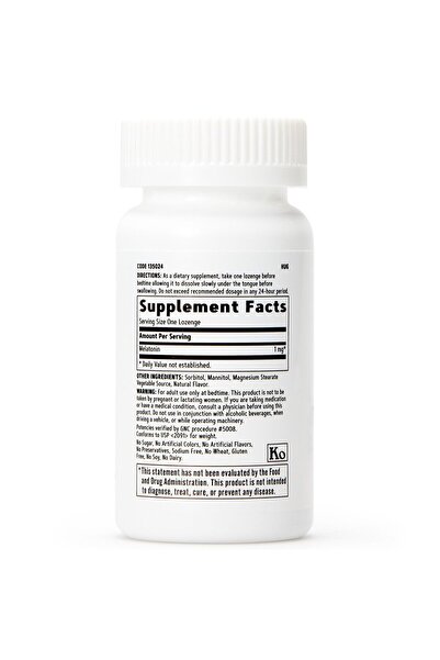 GNC BAG GNC Melatonin 1 mg, Cherry Flavor, 60 Tablets