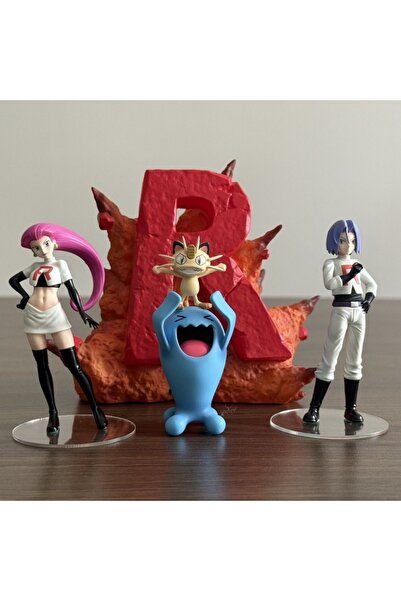 Takara Tomy لعبة روكيت تيم بوكيمون أنمي 3-11 سم، مجسمات روكيت تيم المتحركة من...