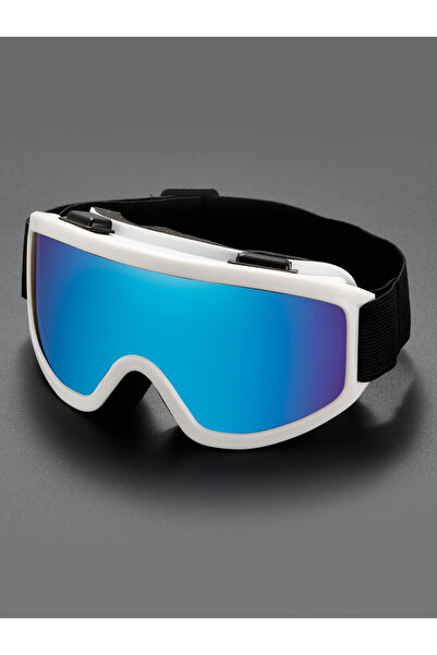 Choice baikuanglanmo نظارات تزلج كبيرة الحجم من قطعة واحدة للاستخدام ليلاً ونهارًا، مبطنة ومقاومة للرياح، ومناسبة للتزلج على الجليد