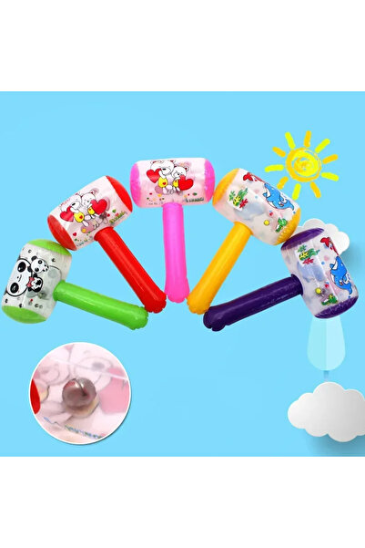 Choice 3pcs random colors 3pcs Inflatable Hammer with Bell Air Hammer Baby Ki...