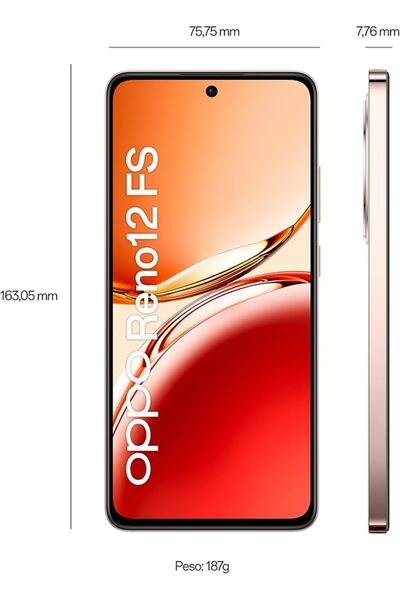 OPPO OPPO Reno12 FS 4G Dual SIM 8GB RAM 512GB ROM Amber Orange - International Version