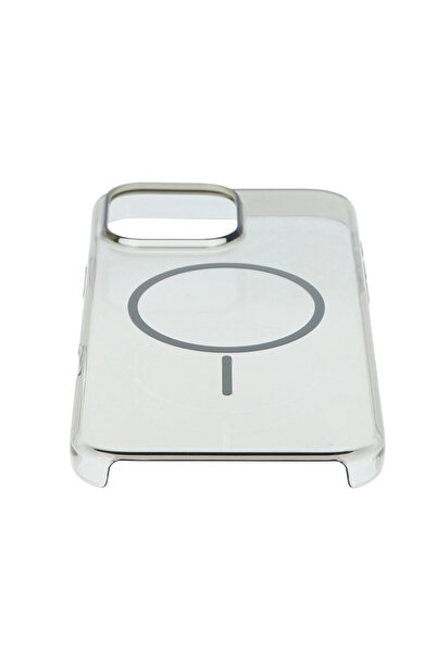 UnDePlus Apple iPhone 16 Pro Max Kılıf Şeffaf Lansman Magsafe Wireless Şarj Özellikli Orjin Kapak