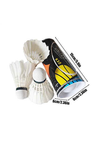 Choice 3pcs 3pcs Badminton Shuttlecock King Duck Feather Shuttlecocks White Training Ball Shuttlecock High