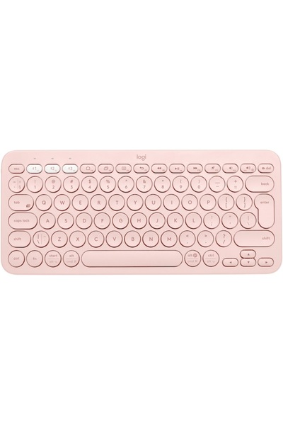 logitech K380 Multi-Device Bluetooth Keyboard, US International Layout, Pink