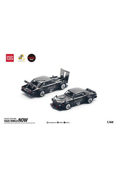 Toyki Toys Pop Race Coca-Cola Skyline GT-R V8 Drift (HAKOSUKA)