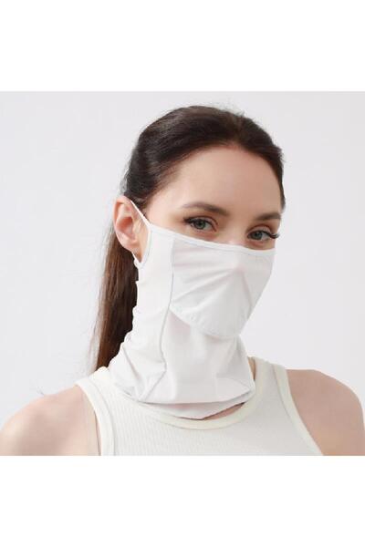 Choice كما في الصورة، وشاح أبيض للحماية من الشمس، وشاح للمشي لمسافات طويلة، ق...