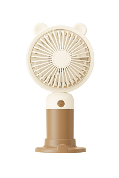 Techmaster Taşınabililir Mini Usb Şarjlı 3 Kademeli El Masaüstü Vantilatör Fa...