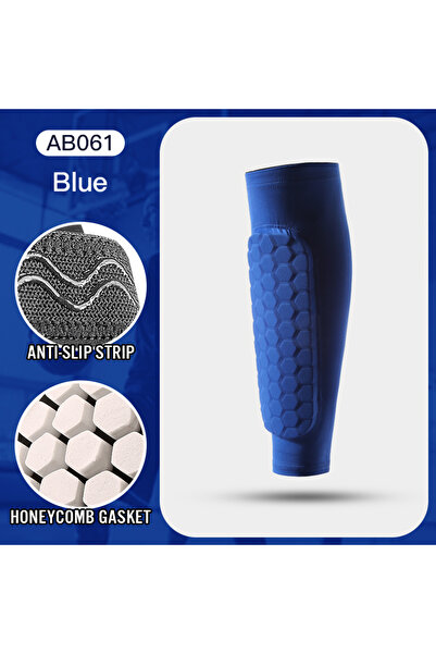 Choice M AB061-BU أكمام الساق واقيات الساق المقاومة للصدمات من النايلون على ش...