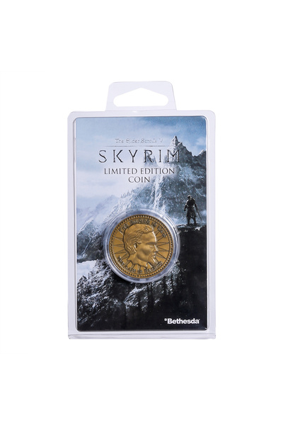 BANDAI مع حزمة 01 Scrolls Oblivion Skyrim Imperial Septim Coin Morrowind Figu...