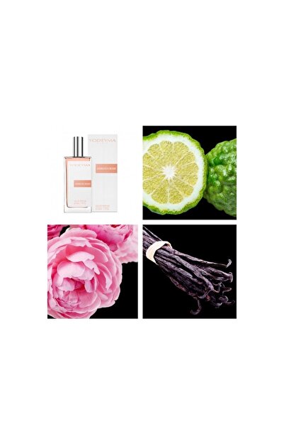 Yodeyma Adriana Rose Eau de Parfum for Women, Bergamot, Rose, Vanilla Notes, 50ml
