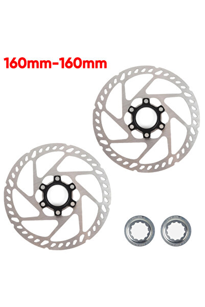 Choice 2PC 160mm-160mm Bicycle Centerlock Rotor 160mm 180mm 203mm Road Mounta...