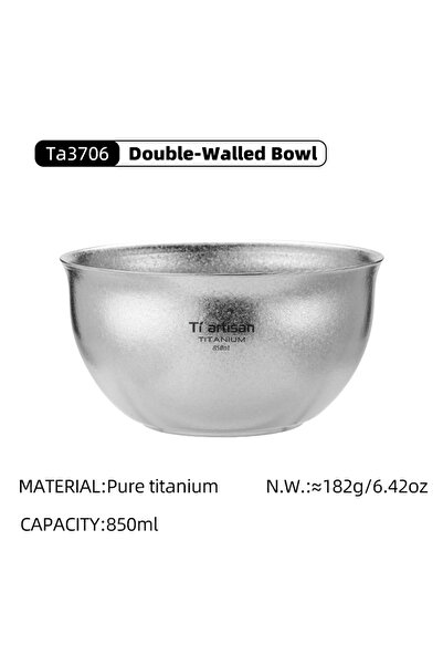 Choice وعاء تخييم 850 مل وعاء تخييم خفيف الوزن للغاية من تيارتيسان مصنوع من ا...