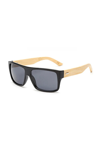Choice نظارات شمسية كلاسيكية KP1523-C1 مصنوعة من خشب الخيزران للتسلق بتصميم ع...