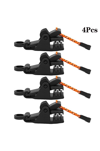 Choice 4 قطع 4/6 قطع مشبك خيمة التخييم مشبك المظلة مشبك حبل القماش المشمع تثبيت عالي القوة