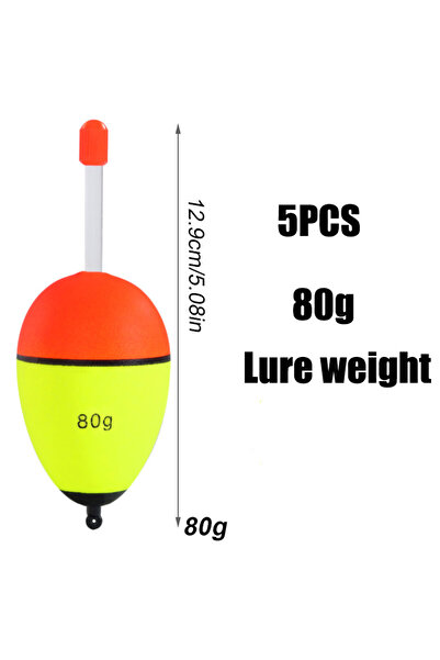 Choice 80 Sougayilang 5 قطع EVA عوامة صيد مضيئة عصا خفيفة من الرغوة البلاستيك...