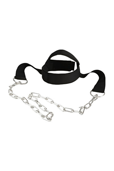Choice1 Black Head Neck Iron ChainTraining Harness Exercise Cervical Spine St...