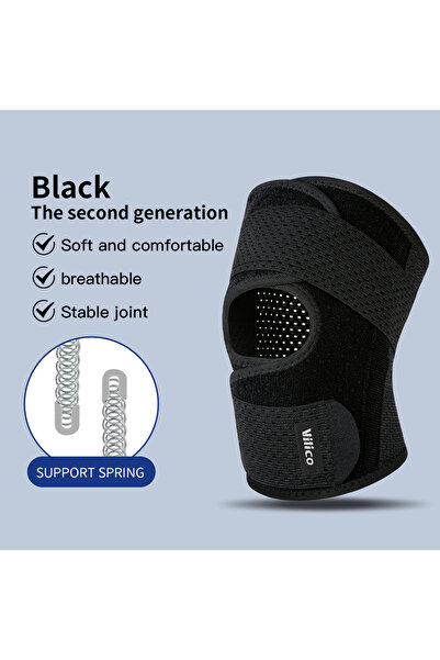 Choice L AB003-BK وسادات الركبة الرياضية الخارجية الصيفية الرفيعة للرجال والن...