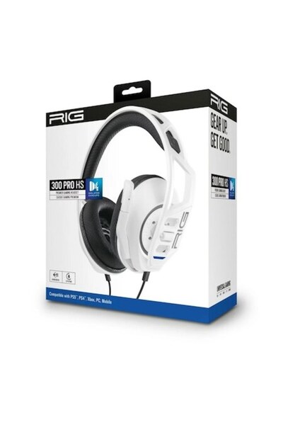 Nacon RIG 300 PRO HS Gaming Headset for PlayStation 5, White