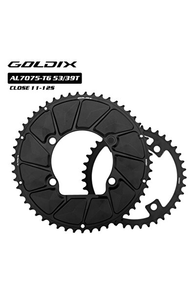 Choice 53-39T RIRO حلقة سلسلة دراجة طريق لـ SHIMANO 7100/8100/9200 110BCD حلق...