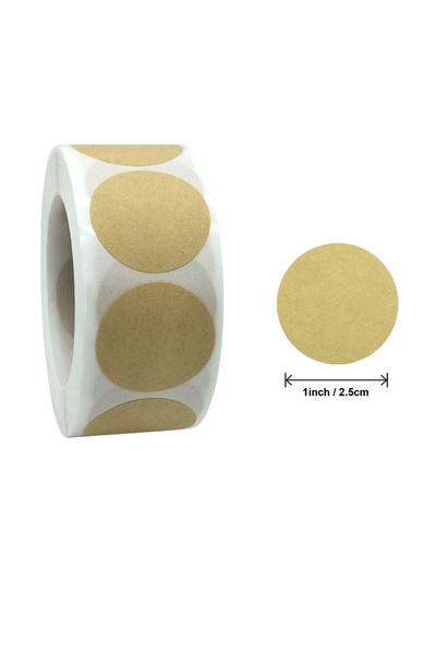 Choice1 3 500 قطعة من ملصقات كرافت القلب الدائرية ذاتية اللصق - ملصقات DIY مخ...