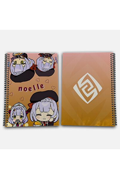 Define Moyas Genshin Impact Noelle Unlined A4 School Notebook 72 Sheets Model 1