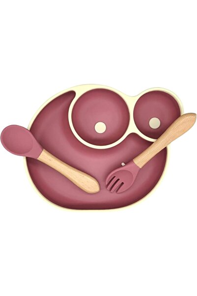 Twisoo Blush Silicone Suction Baby Food Plate - Snail Design, BPA-Free, Food-...