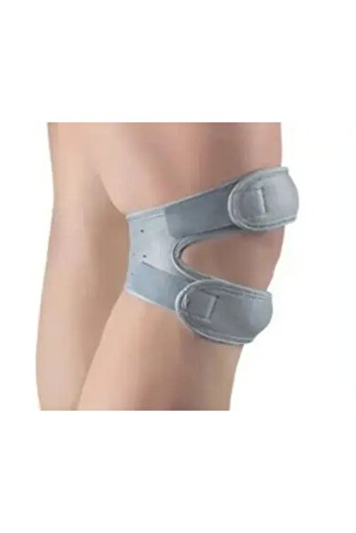 Choice جهاز حماية الركبة للياقة البدنية - قطعة واحدة باللون الرمادي - دعامة دعم الركبة قابلة للتعديل لممارسة التمارين الرياضية