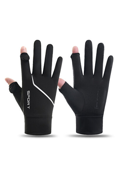 Choice قفازات حريرية جليدية للحماية من أشعة الشمس فوق البنفسجية، مقاس واحد، ب...