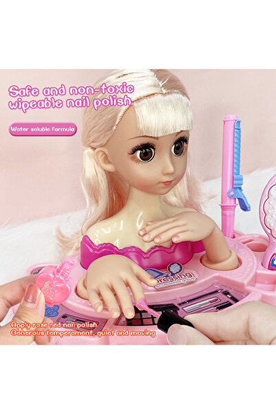 Choice YM-6A دمى الأطفال ألعاب صالون الشعر رأس عارضة أزياء تمارين التضفير DIY...