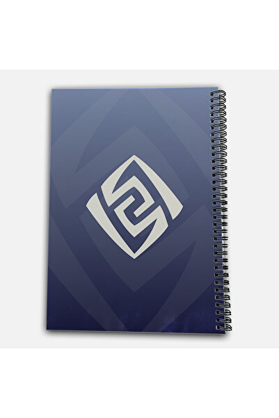 Define Moyas Genshin Impact Navia Checkered A4 School Notebook 72 Sheets Model 1