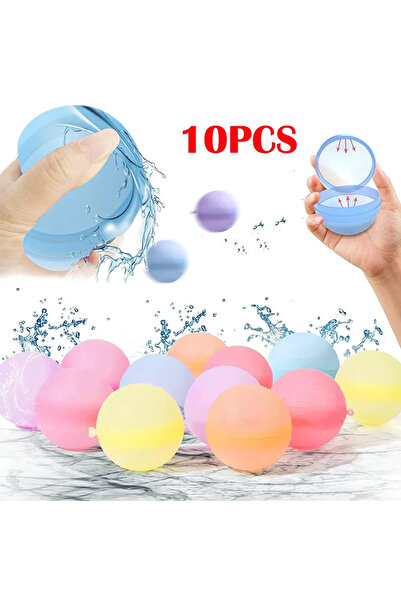 Choice ١٠ كرات مائية بألوان عشوائية، من ١٠ إلى ٣٠ كرة مائية قابلة لإعادة الاس...